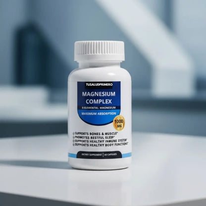 MAGNESIO COMPLEJO 8 BENEFICIOS VISIBLES 1000 MG TUSALUDPRIMERO